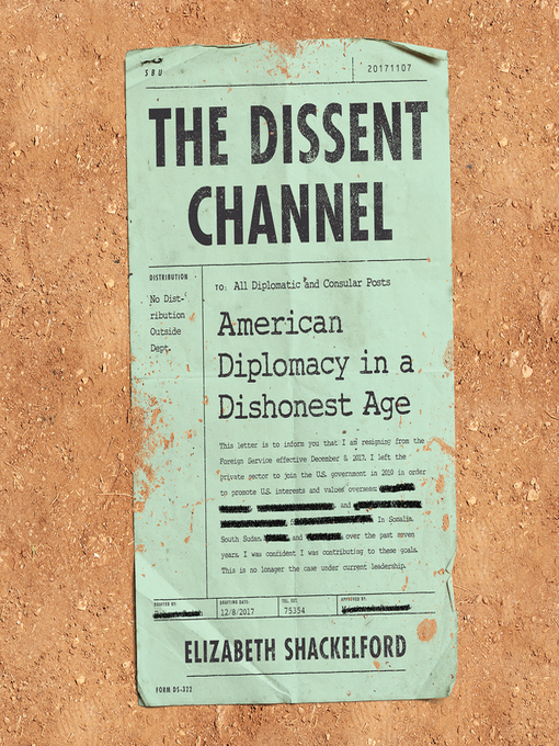 Title details for The Dissent Channel by Elizabeth Shackelford - Wait list